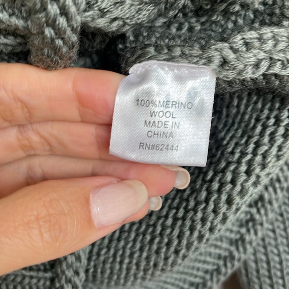 NICOLE MILLER GREEN ATELIER CUT WOOL SWEATER - Picture 8 of 16